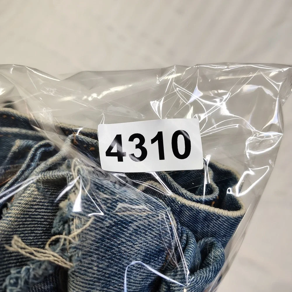 Vintage Levis Mens Denim Trucker Jacket Size 44 Blue Cotton Distressed Type III - Picture 13 of 13